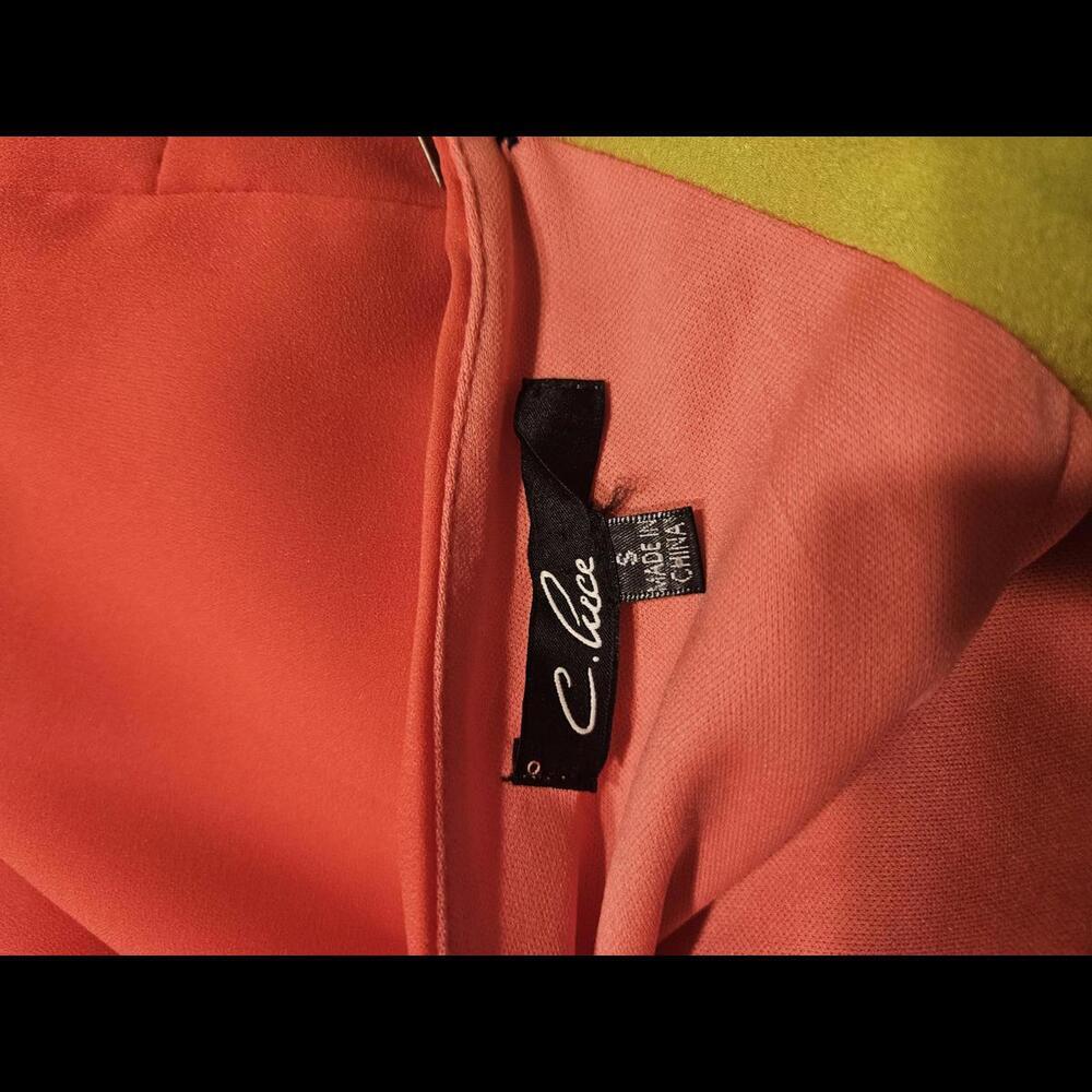 Stylish C. Luce Color Block Dress - Size S - Picture 8 of 8